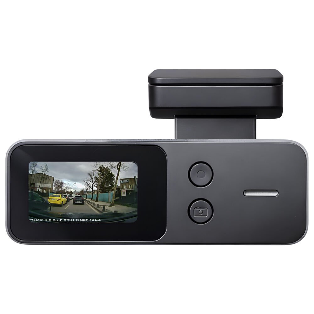 Carvion V14 4K Ön + Full HD Arka Araç Kayıt Kamerası | GPS, Wi-Fi