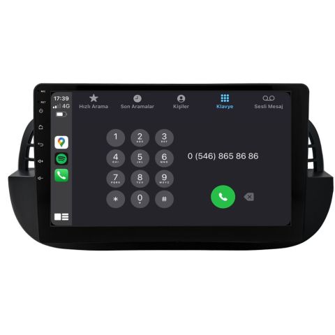 Fiat 500 Multimedya Sistemi (2008-2014) CRV-4652XDB