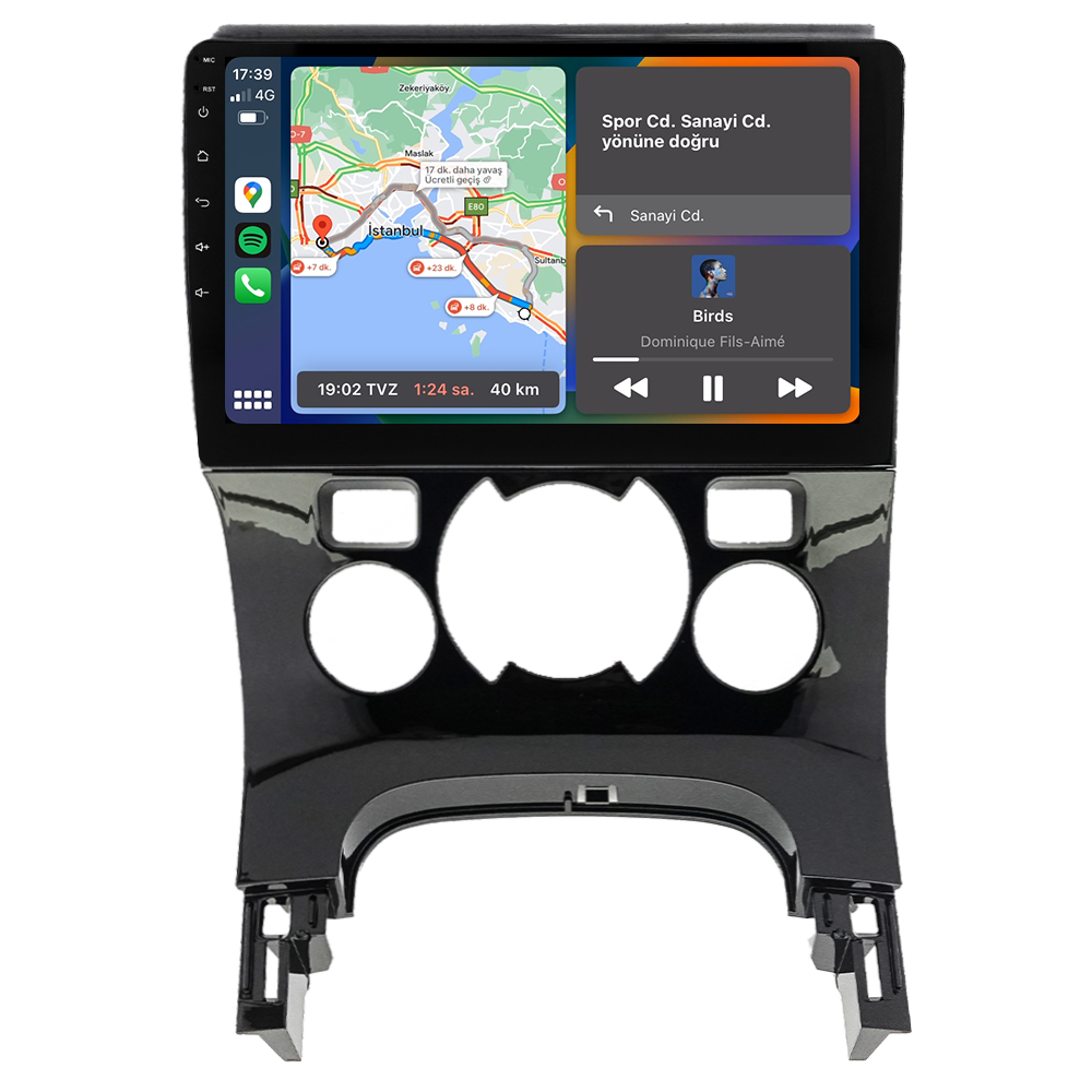 Peugeot 5008 Android Multimedya Sistemi (2009-2016) Dijital Klima