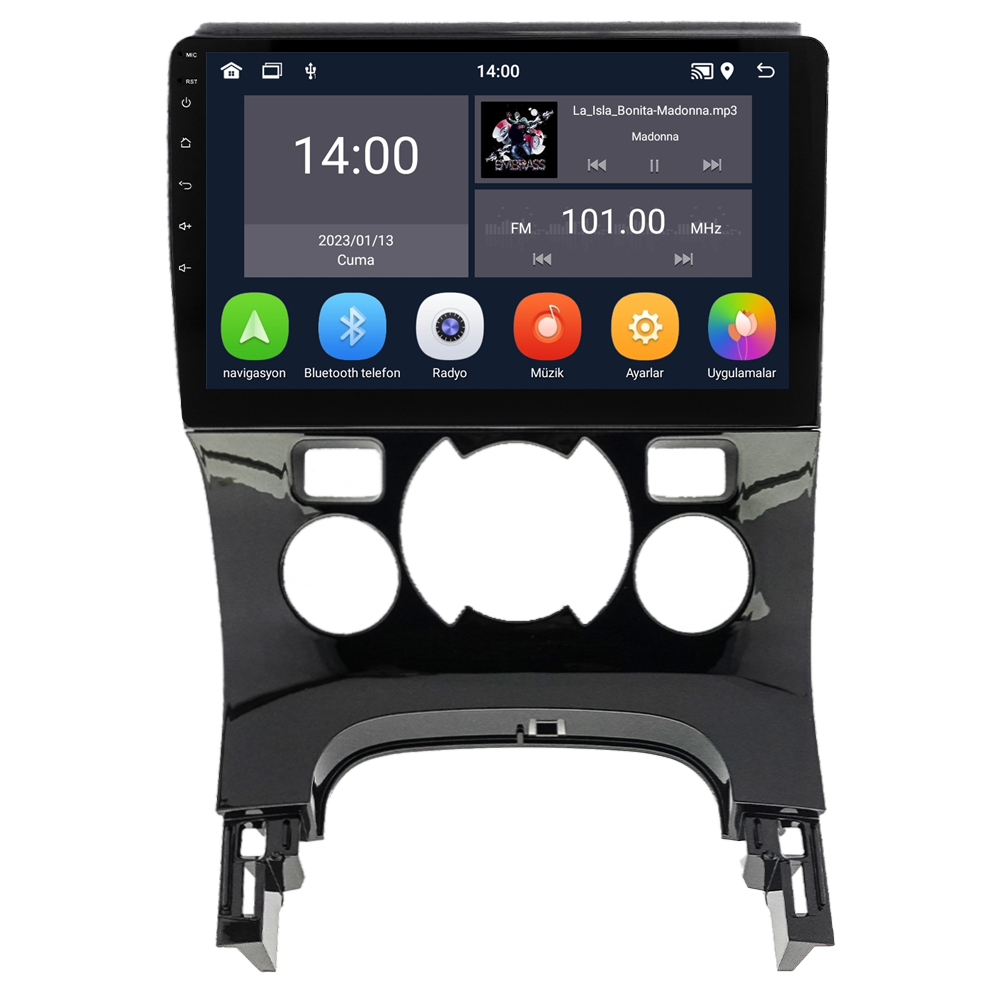 Peugeot 5008 Android Multimedya Sistemi (2009-2016) Dijital Klima