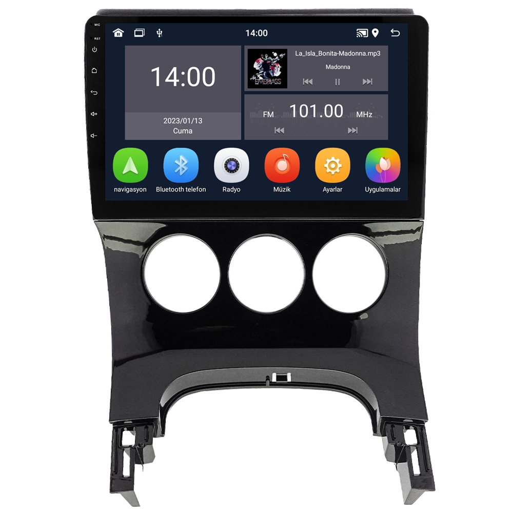 Peugeot 5008 Android Multimedya Sistemi (2009-2016) Manuel Klima