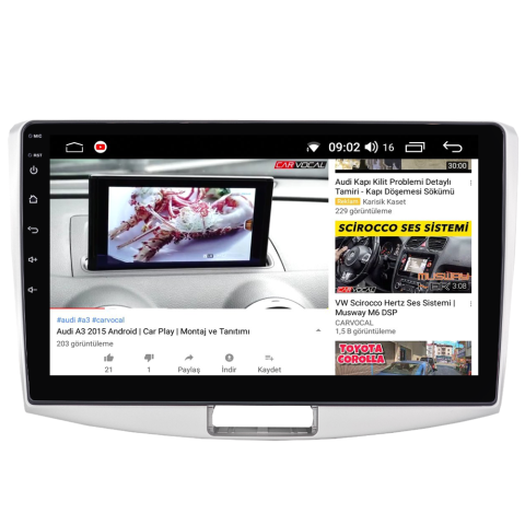 Volkswagen Passat B7 B6  Android Multimedya Sistemi (2007-2014)