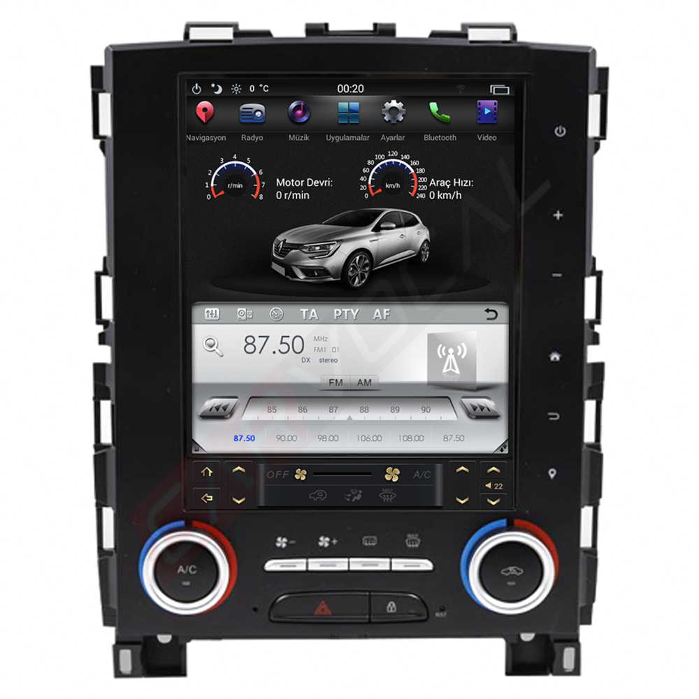 Renault Megane 4 Android Multimedya Sistemi (2016-2020)