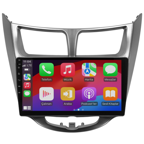 Hyundai Accent Blue Android Multimedya Sistemi (2011-2017) CRV4260XP Gri Çerçeve