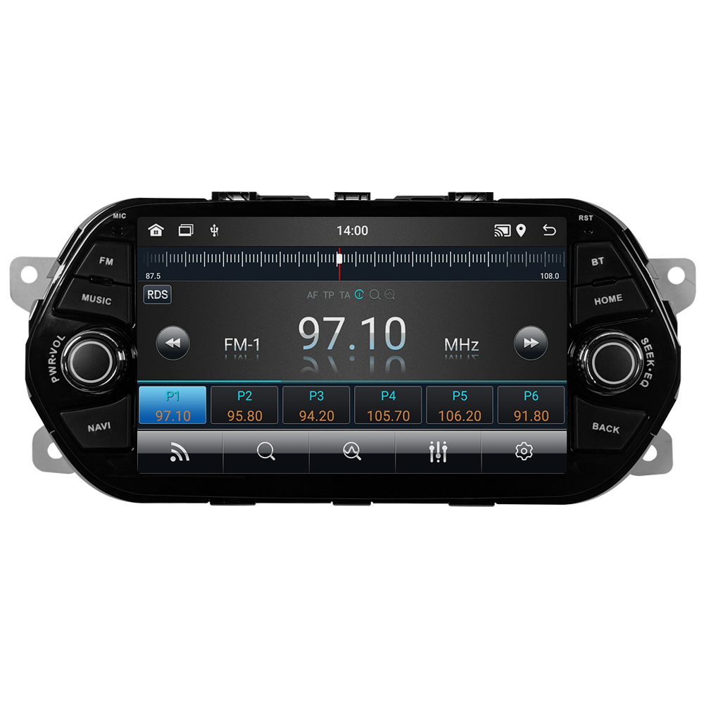 Fiat Egea Android Multimedya Sistemi (2014-2025) | 4GB RAM 64GB Hafıza | 7” Ekran | CarPlay & Android Auto | Geri Görüş Kamerası