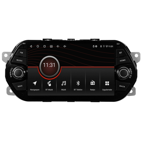 Fiat Egea Android Multimedya Sistemi (2014-2025) | 4GB RAM 64GB Hafıza | 7” Ekran | CarPlay & Android Auto | Geri Görüş Kamerası