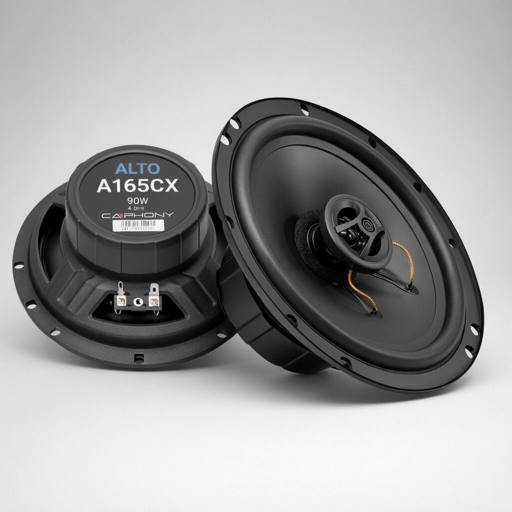 Carphony A165CX 16 cm Koaksiyel Hoparlör Takımı (90 Watt)