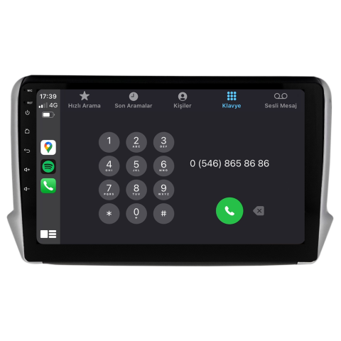Peugeot 2008 Android Multimedya Sistemi (2013-2021) CRV-4420X