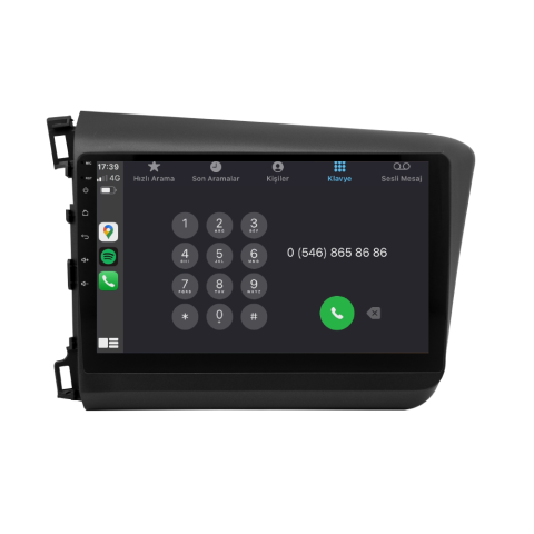 Honda Civic FB7 Android Multimedya Sistemi (2012-2016)