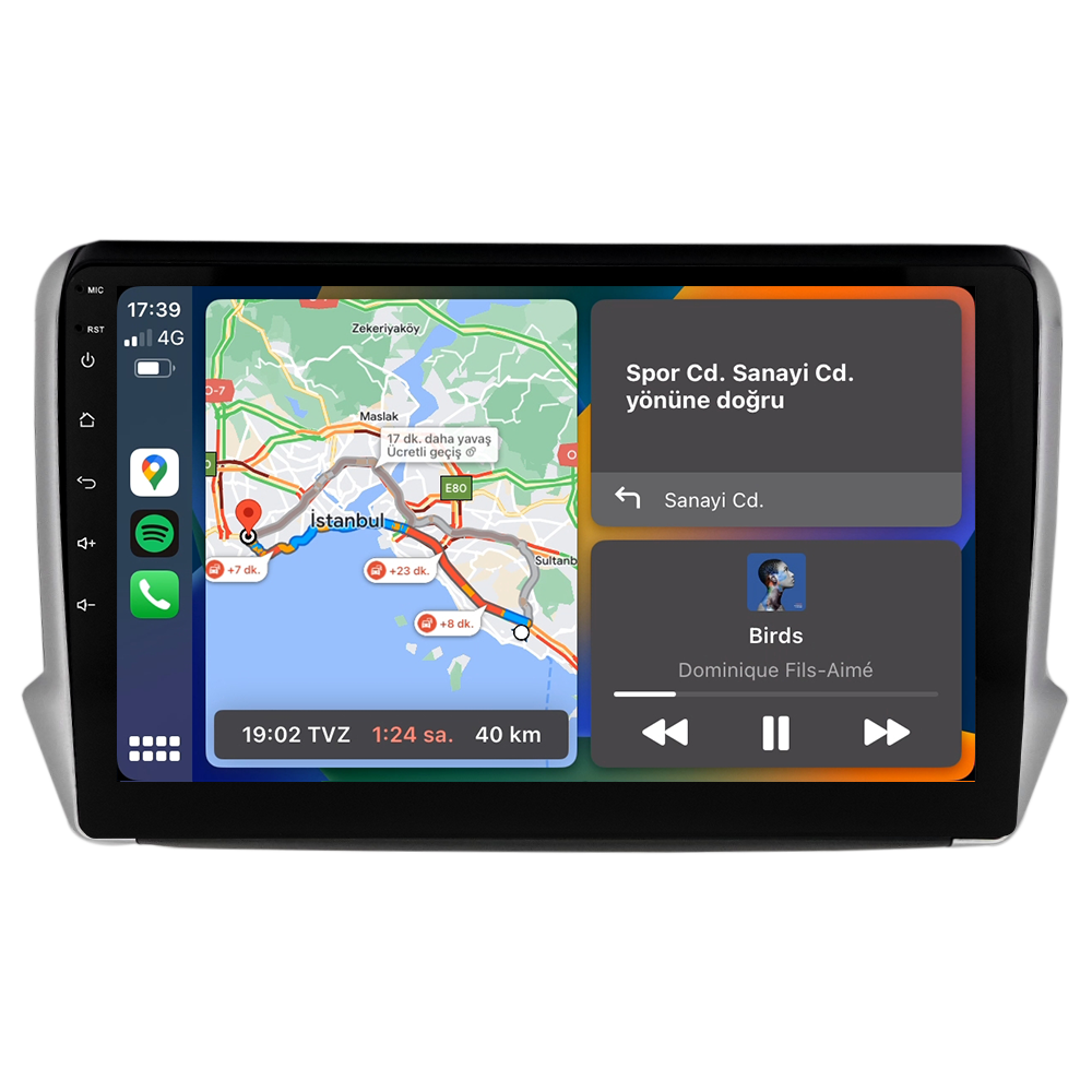 Peugeot 2008 Android Multimedya Sistemi (2013-2021) CRV-4420XD