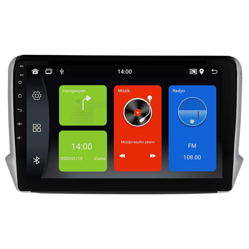 Peugeot 2008 Android Multimedya Sistemi (2013-2021) CRV-4420XDA