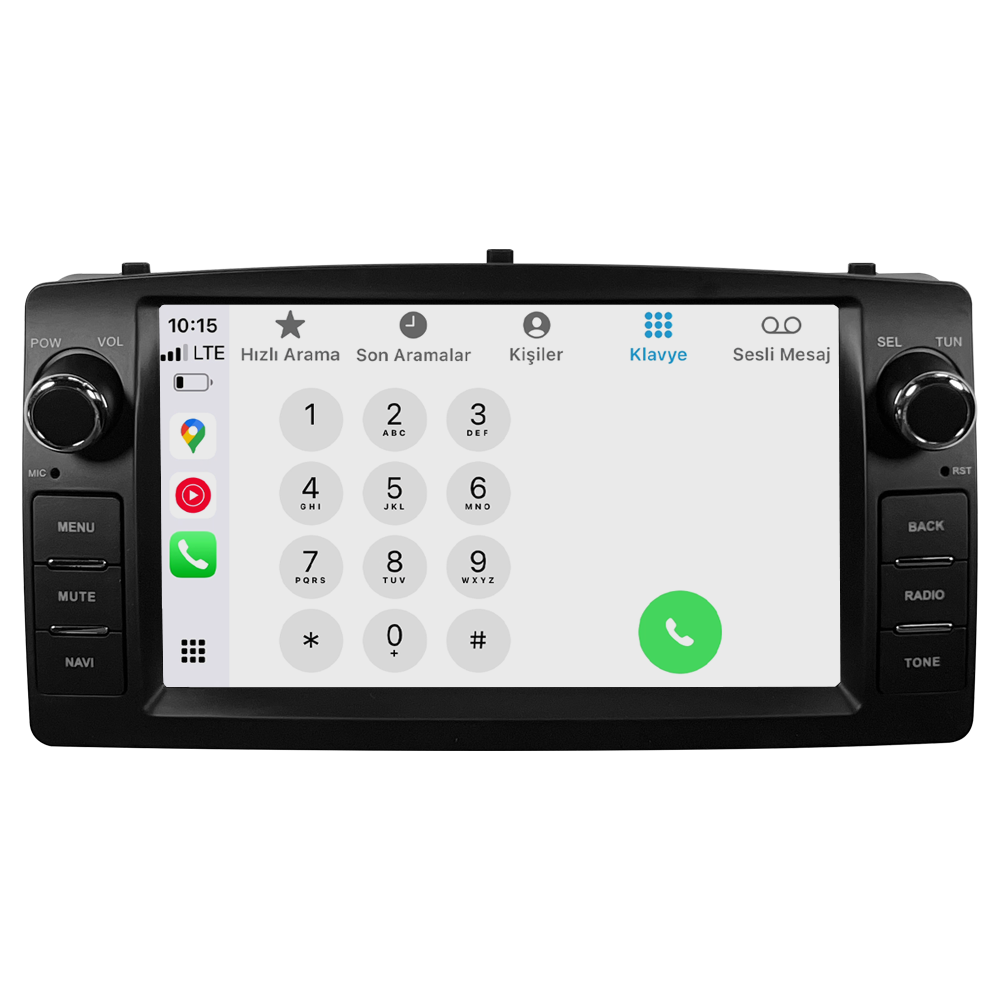 Toyota Corolla Terra/Sol Android Multimedya Sistemi (2004-2007) CRV-4896SC