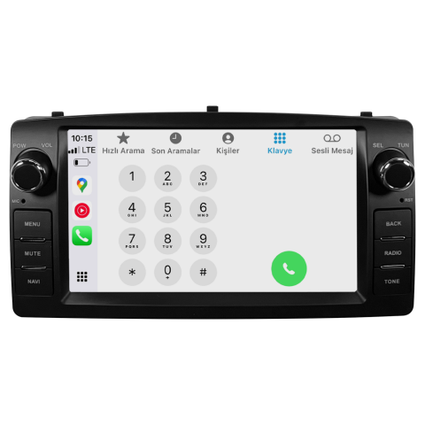 Toyota Corolla Terra/Sol Android Multimedya Sistemi (2004-2007) CRV-4896SC