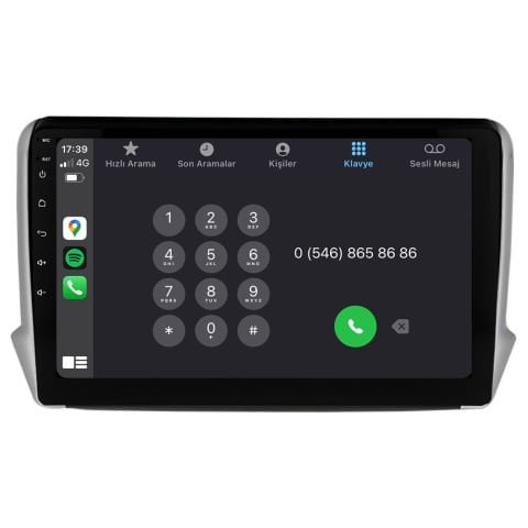 Peugeot 2008 Android Multimedya Sistemi (2013-2021) CRV-4420XDA
