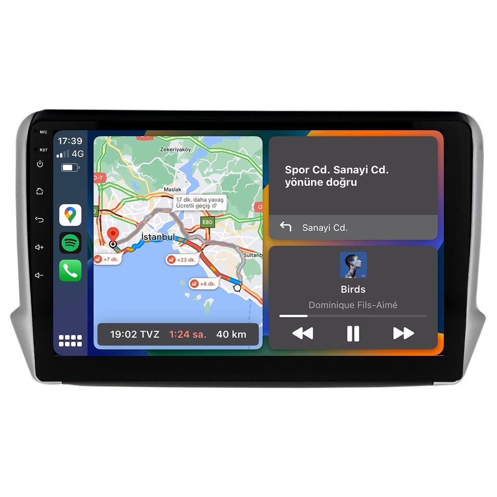 Peugeot 2008 Android Multimedya Sistemi (2013-2021) CRV-4420XDA