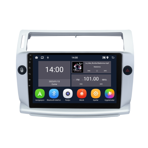 Citroen C4 Android Multimedya Sistemi (2005-2011)