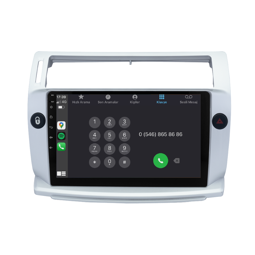 Citroen C4 Android Multimedya Sistemi (2005-2011)