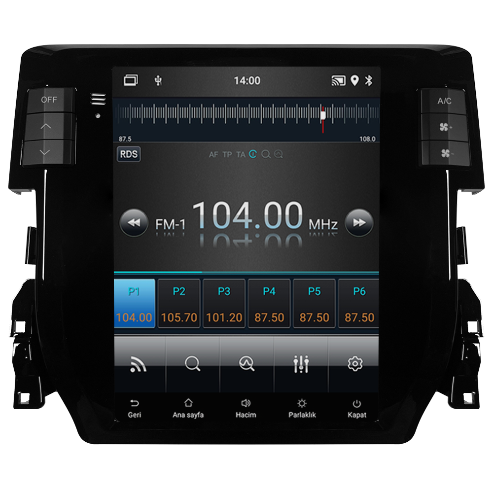 Honda Civic FC5 Android Multimedya Sistemi (2016-2021)CRV-4895XDT