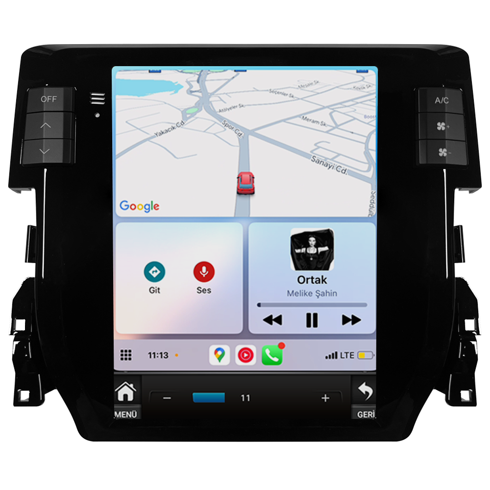 Honda Civic FC5 Android Multimedya Sistemi (2016-2021)CRV-4895XDT