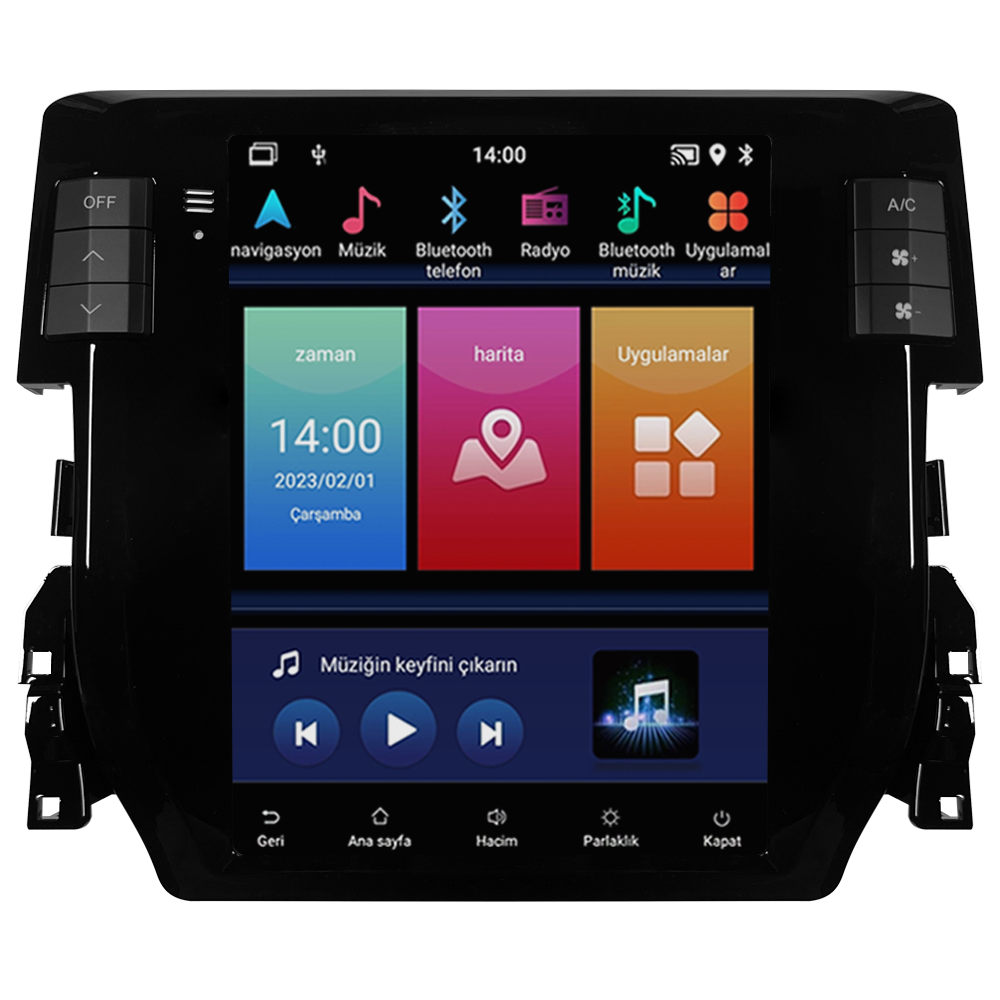 Honda Civic FC5 Android Multimedya Sistemi (2016-2021) CRV-4895XAT