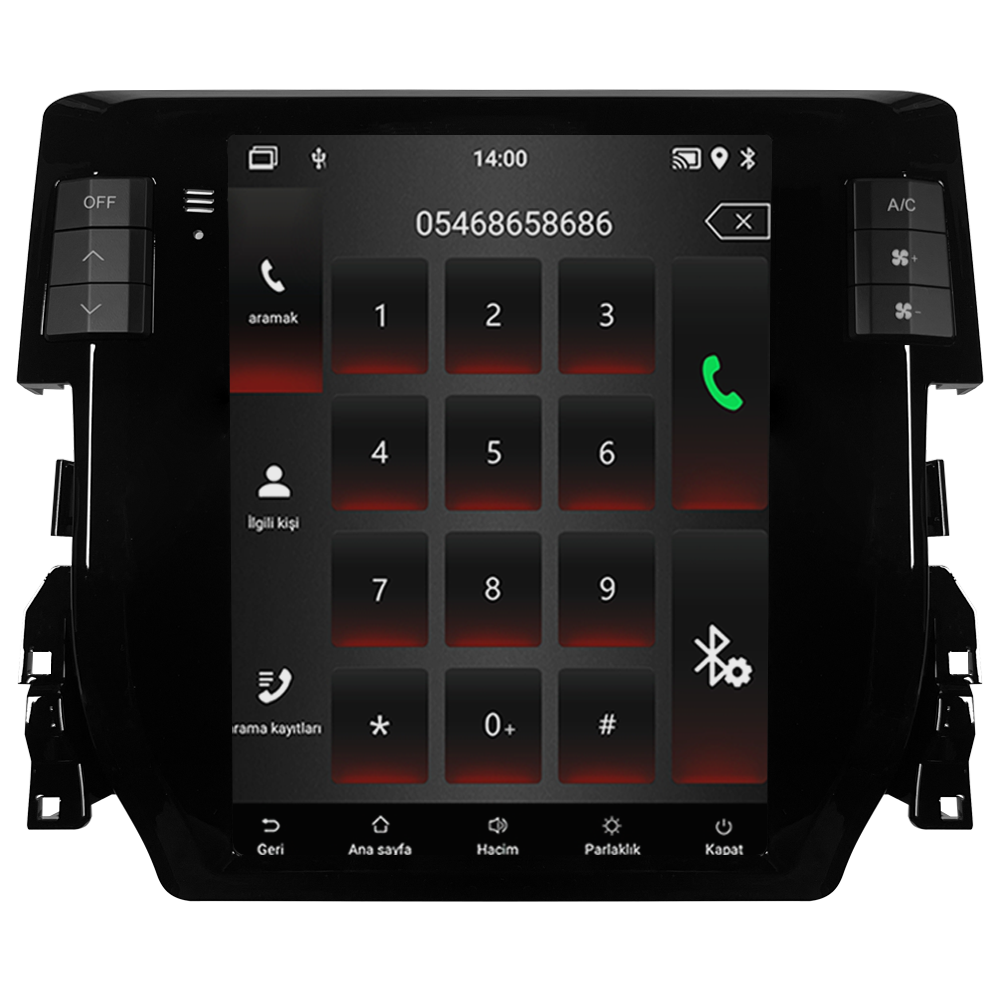 Honda Civic FC5 Android Multimedya Sistemi (2016-2021) CRV-4895XAAT