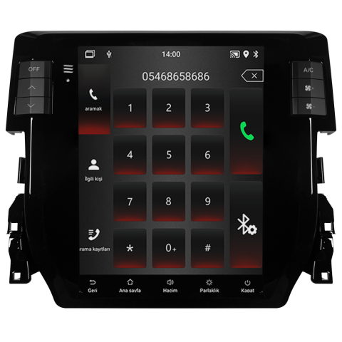 Honda Civic FC5 Android Multimedya Sistemi (2016-2021) CRV-4895XT