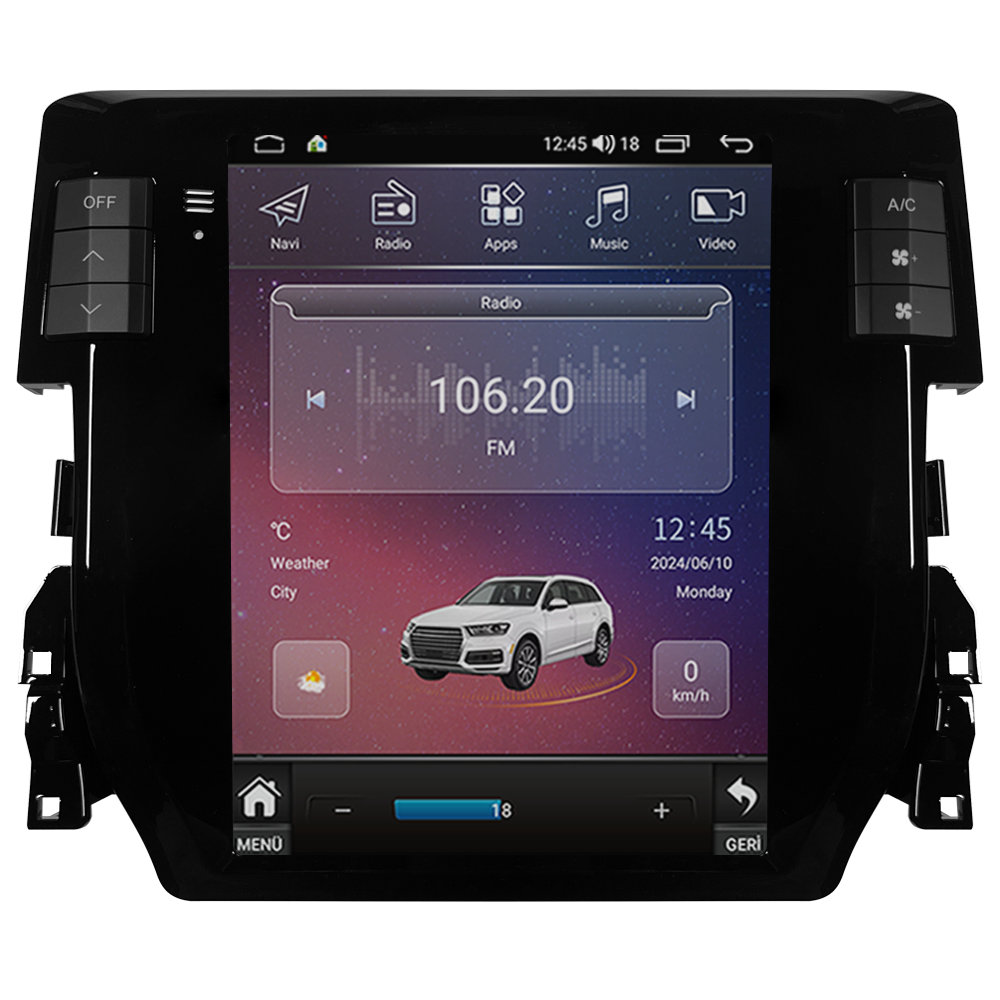 Honda Civic FC5 Android Multimedya Sistemi (2016-2021) CRV-4895XAAT