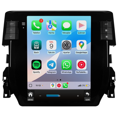 Honda Civic FC5 Android Multimedya Sistemi (2016-2021) CRV-4895XAAT