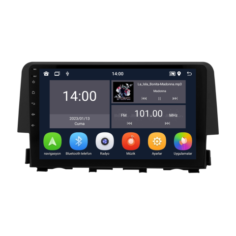 Honda Civic FC5 Android Multimedya Sistemi (2016-2021)