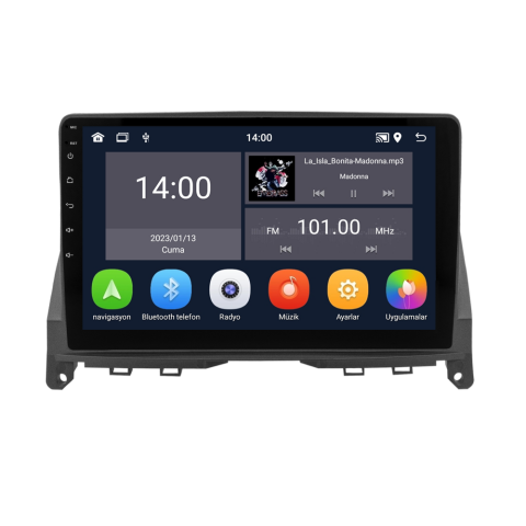 Mercedes C Serisi W204 Android Multimedya Sistemi (2005-2011)