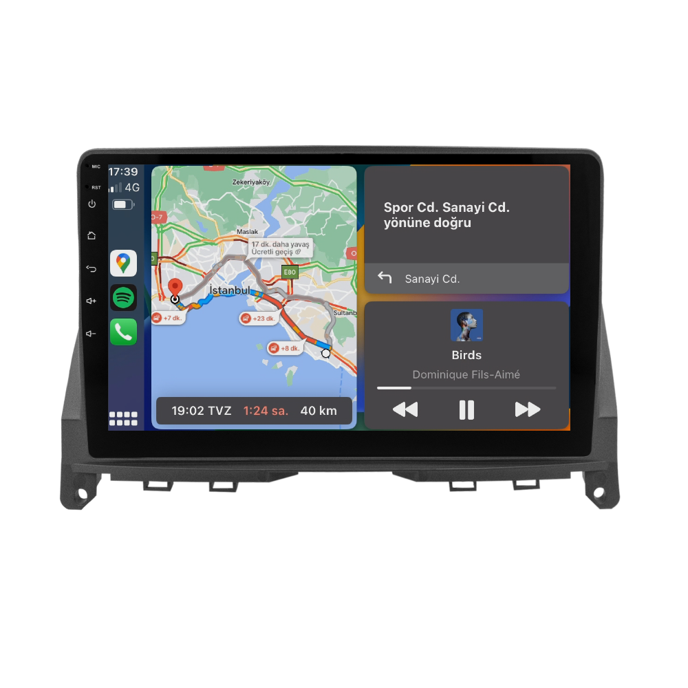 Mercedes C Serisi W204 Android Multimedya Sistemi (2005-2011)