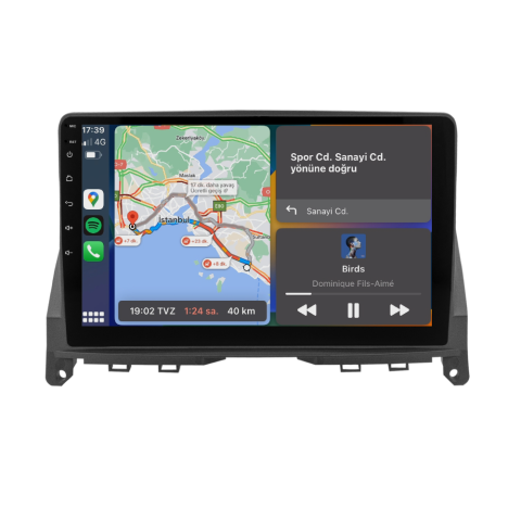 Mercedes C Serisi W204 Android Multimedya Sistemi (2005-2011)