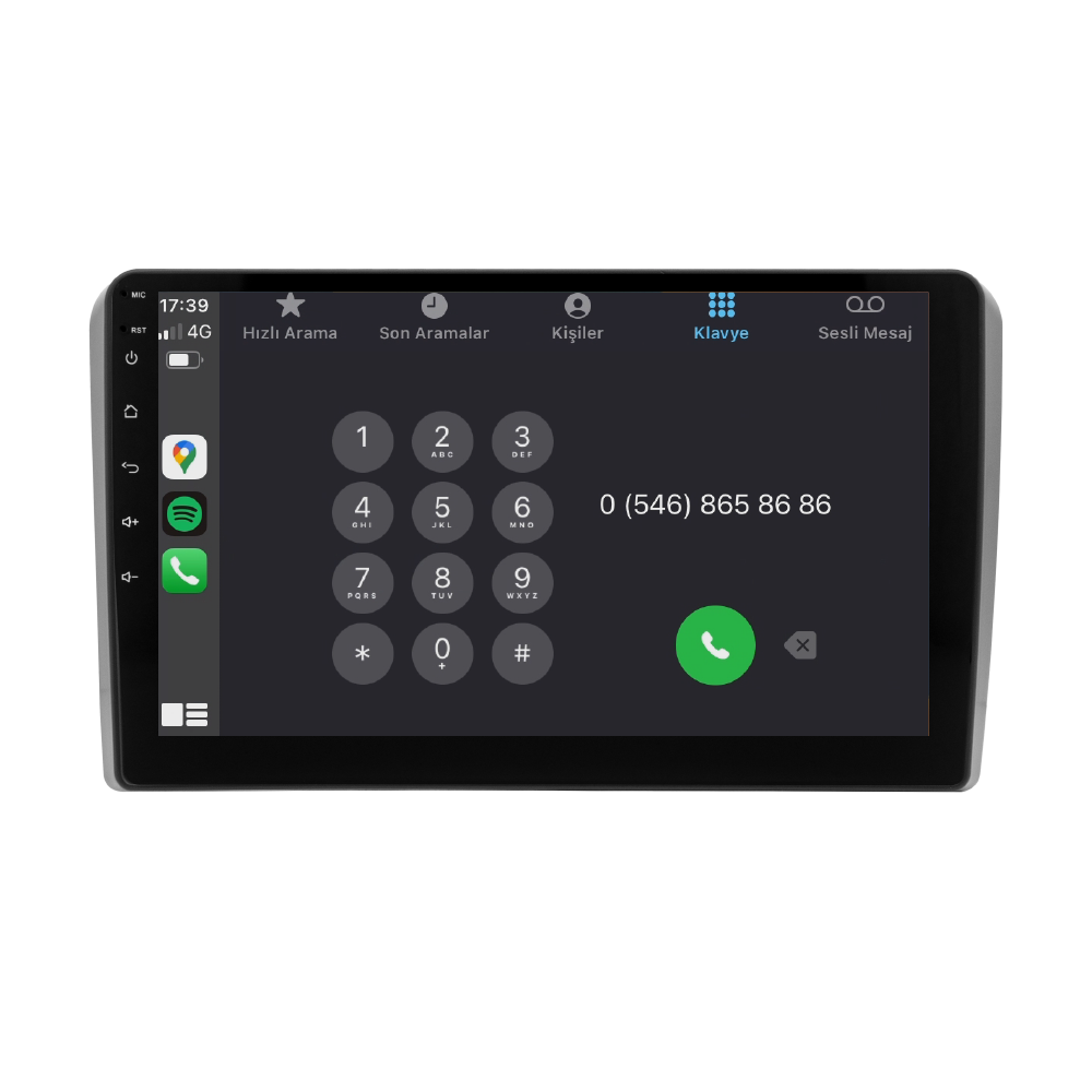 Audi A3 Android Multimedya Sistemi (2005-2012) CRV-4010XR