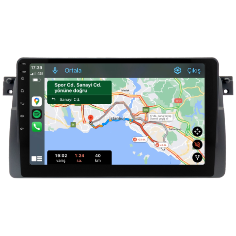 BMW 3 Serisi E46 Android Multimedya Sistemi (1997-2005) CRV-4032XR