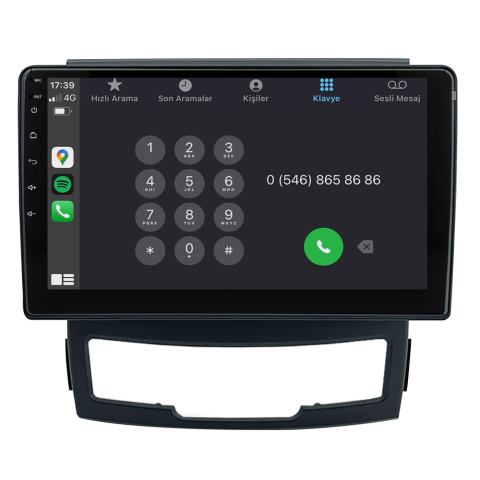 Ssangyong Korando Android Multimedya Sistemi (2010-2012) CRV-4502XD