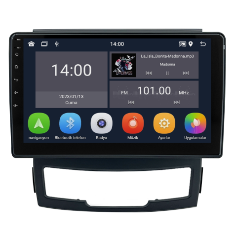 Ssangyong Korando Android Multimedya Sistemi (2010-2012) CRV-4502XD