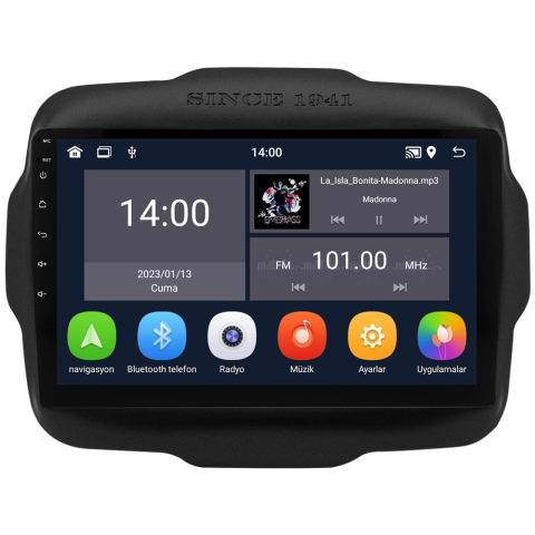 Jeep Renegade Android Multimedya Sistemi (2014-2023)