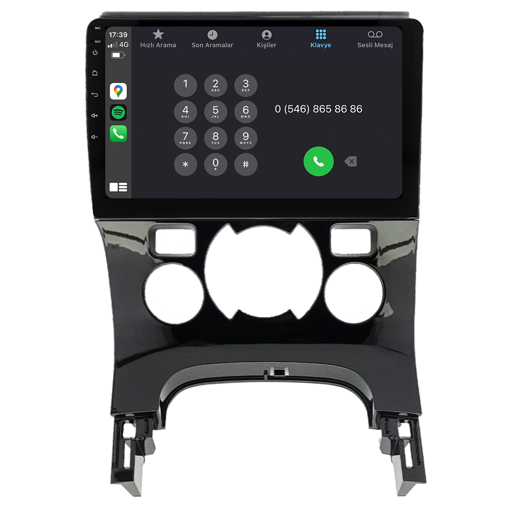 Peugeot 3008 Android Multimedya Sistemi (2009-2016) CRV-4070X Dijital Klima