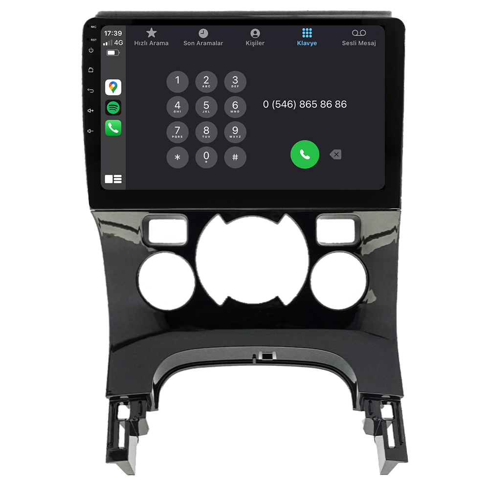 Peugeot 3008 Android Multimedya Sistemi (2009-2016) CRV-4070XR Dijital Klima