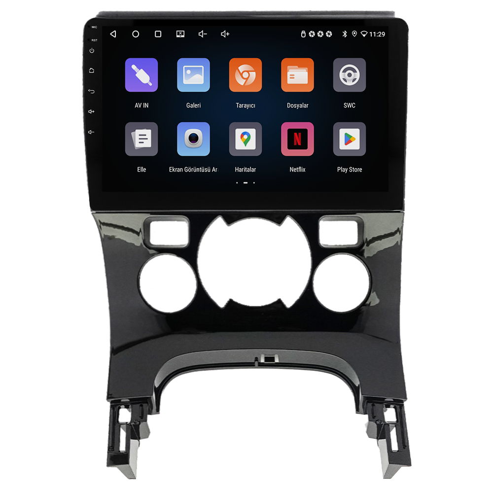 Peugeot 3008 Android Multimedya Sistemi (2009-2016) CRV-4070X Dijital Klima