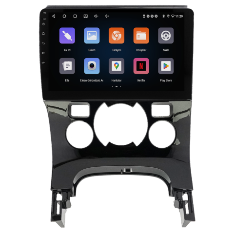 Peugeot 3008 Android Multimedya Sistemi (2009-2016) CRV-4070XR Dijital Klima