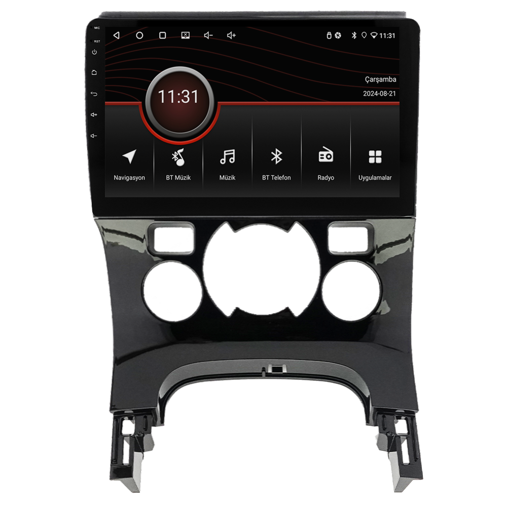 Peugeot 3008 Android Multimedya Sistemi (2009-2016) CRV-4070XR Dijital Klima