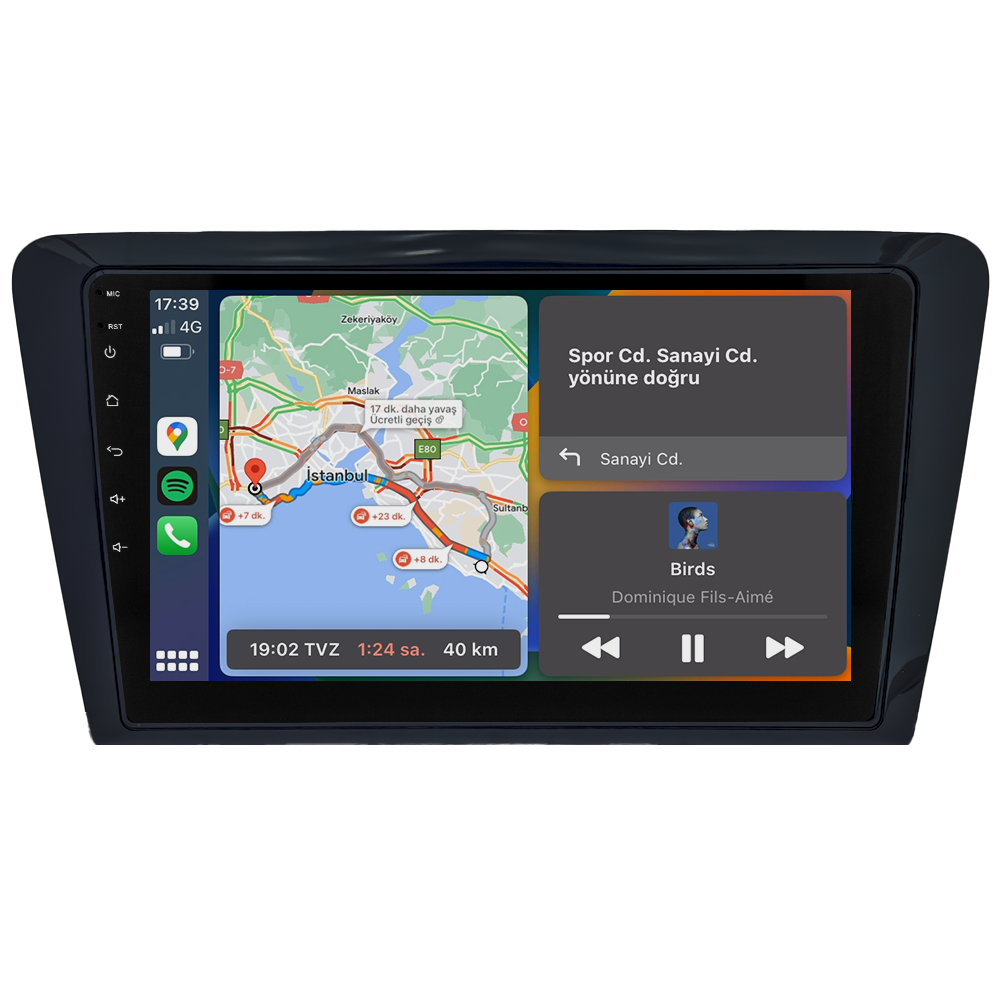 Skoda Rapid Android Multimedya Sistemi (2014-2018) CRV-4487X