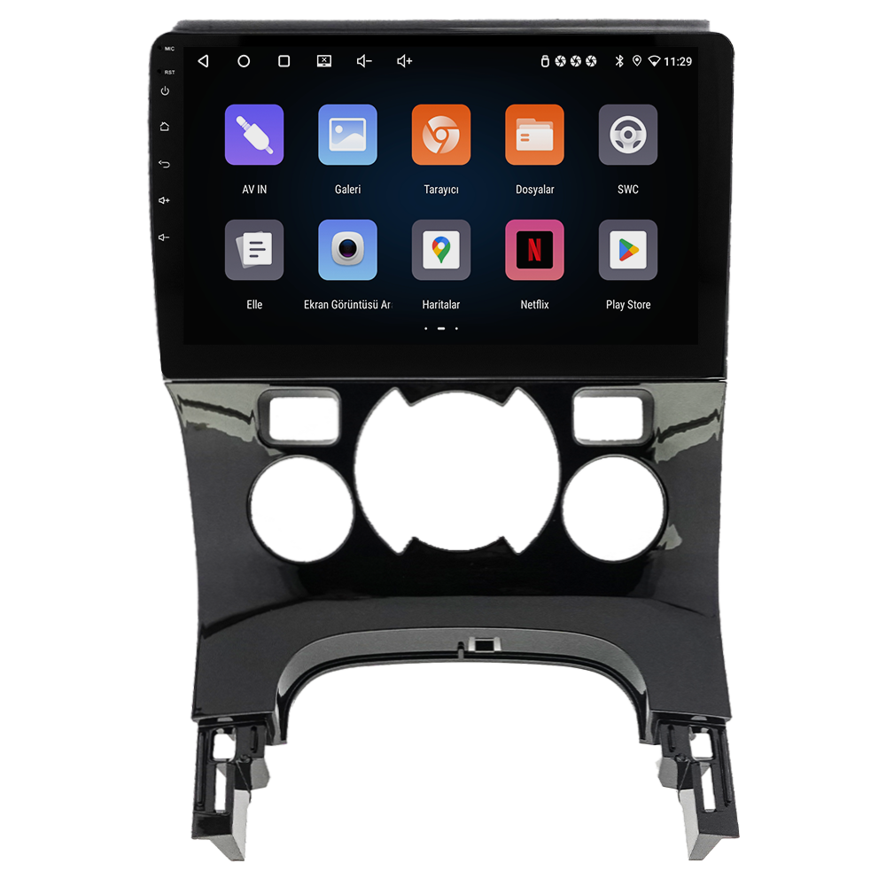 Peugeot 5008 Android Multimedya Sistemi (2009-2016) CRV-4070X Dijital Klima