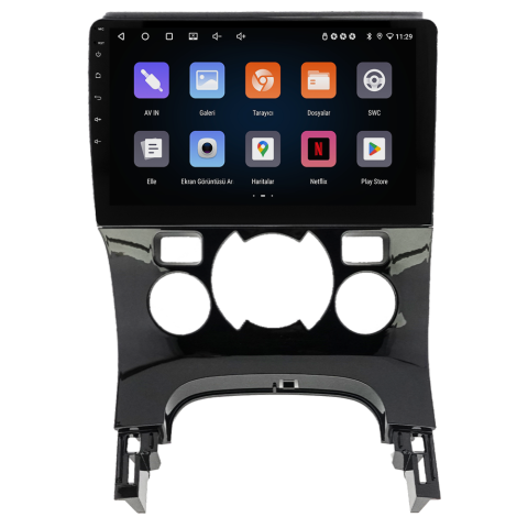 Peugeot 5008 Android Multimedya Sistemi (2009-2016) CRV-4070X Dijital Klima