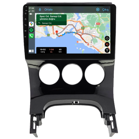 Peugeot 3008 Android Multimedya Sistemi (2009-2016) CRV-4070XR Manuel Klima