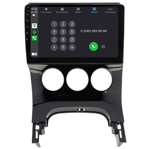 Peugeot 5008 Android Multimedya Sistemi (2009-2016) CRV-4070XR Manuel Klima