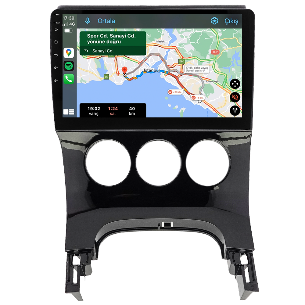 Peugeot 5008 Android Multimedya Sistemi (2009-2016) CRV-4070XR Manuel Klima