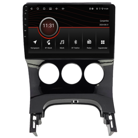 Peugeot 5008 Android Multimedya Sistemi (2009-2016) CRV-4070XR Manuel Klima
