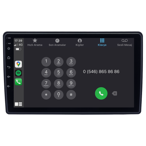 Peugeot Partner Android Multimedya Sistemi (2008-2017) CRV-4935XR